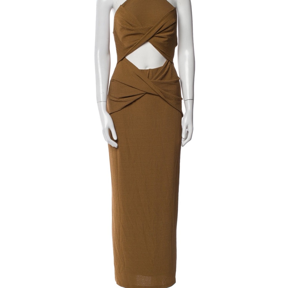 Significant Other - Chic Backless Brown Maxi Dress/ Size 10